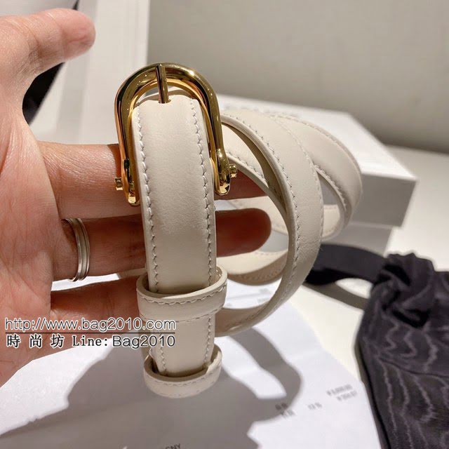 CELINE女士皮帶 賽琳圓形搭扣小牛皮腰帶 2020春夏新款  jjp1073